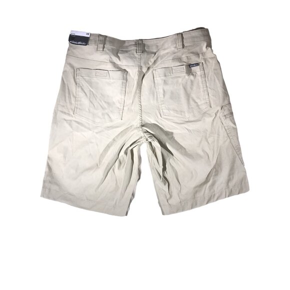 Eddie Bauer Men's "Live Your Adventure" Beige Active Shorts - Picture 2 of 7